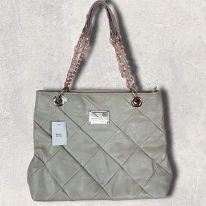 Faux leather fashion bag